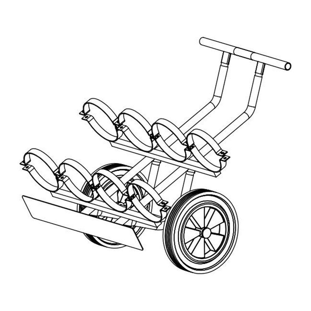 Chariot Porte Extincteur Pour Extincteurs Kg