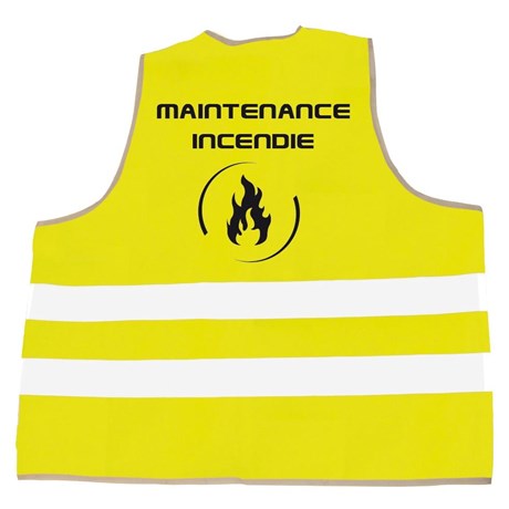 Gilet maintenance incendie