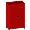 Armoire sur pied pour RIA sans fond