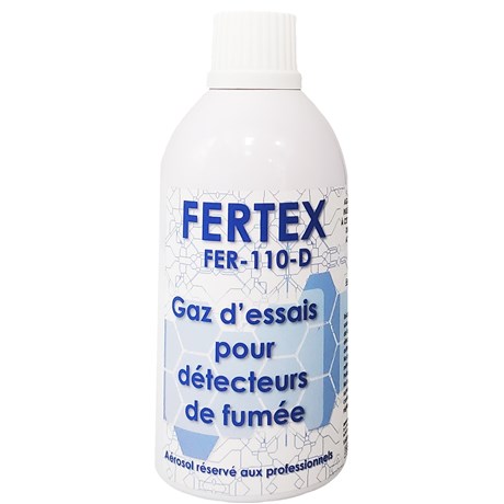 Gaz d’essai Gamme FERTEX pour détecteur fumée