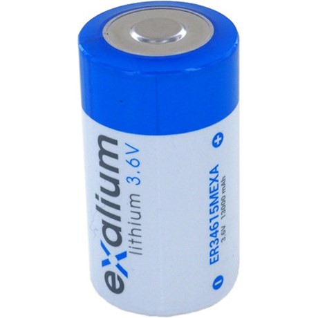 Pile Lithium EXALIUM Industrielle D - 3.6V - 13Ah