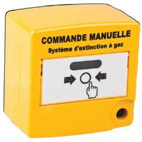 Déclencheur manuel de commande d'extinction à gaz- Axendis