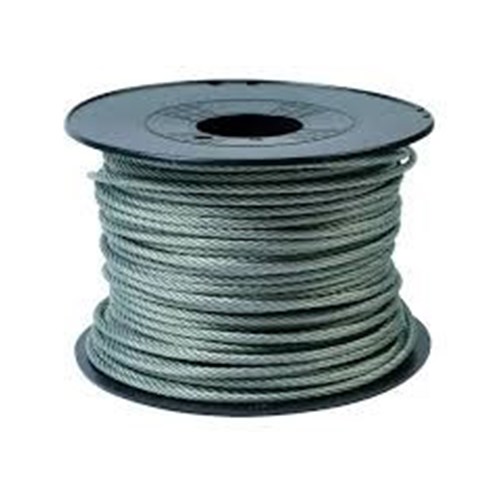 Longueur de 100 mètres de cable acier galvanisé diamètre 2,4 mm