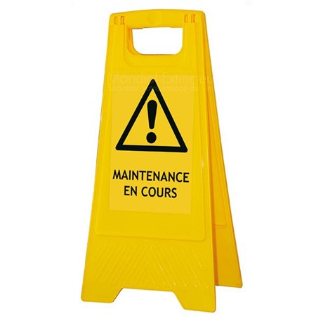 Chevalet "MAINTENANCE EN COURS"