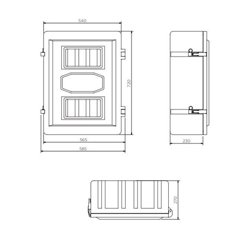 Coffret Extincteur Double 6 à 12 Kg pour camions