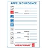 Consigne de sécurité "APPELS D'URGENCE" - Format A4