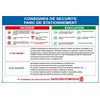 Consignes parc de stationnement Horizontal - PVC A4