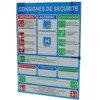 Consignes de sécurité Plexiglass miroir - A4