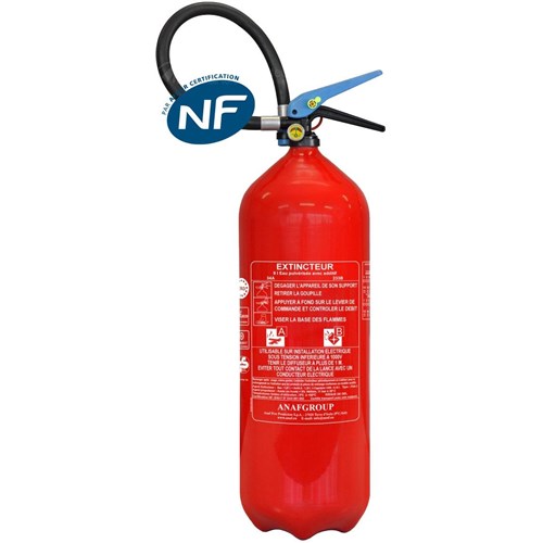 Extincteur 9 Litres AB- Gamme ANAF FS9-J - PP - NF