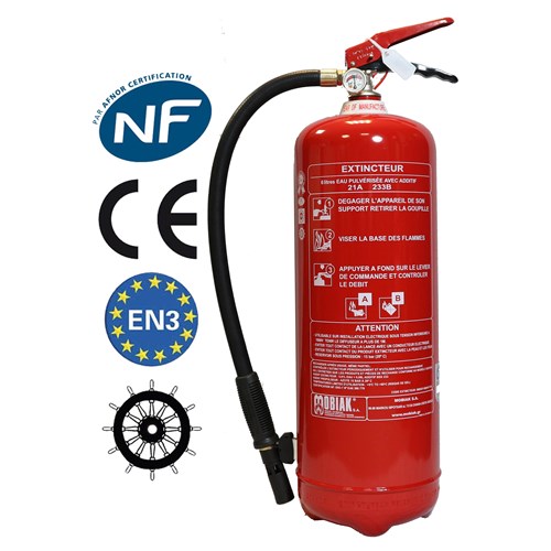 Extincteur 6 Litres EPA - Gamme MOBIAK - NF - PP