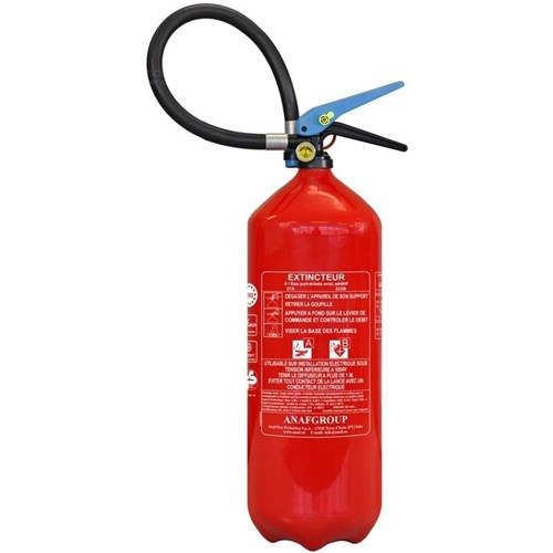 Extincteur 6 litres NF & MED eau pulvérisée avec additif ANAF FS6J