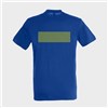 5 Tee-Shirts personnalisés bleu royal - Taille S - Cœur et dos