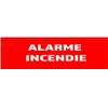 50 Panneaux "Alarme Incendie" 200mm x 60mm