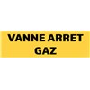 50 Panneaux "Vanne arrêt gaz" 200mm x 60mm