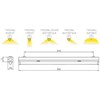 Luminaire sur source centrale MULTI-TENSIONS - 48VCC et 230 VCA