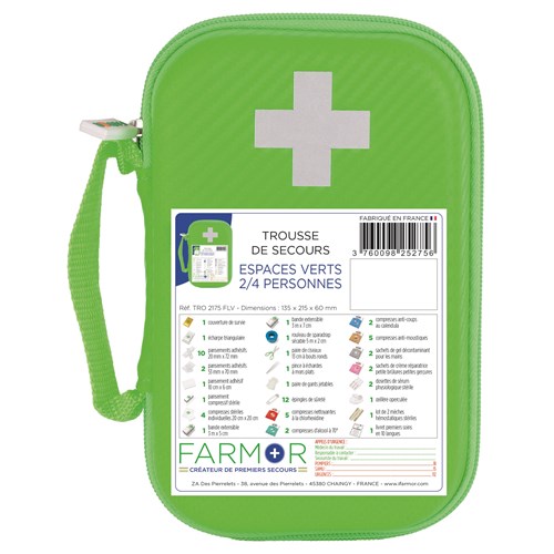 Trousse de secours "espaces verts" - 2/4 personnes