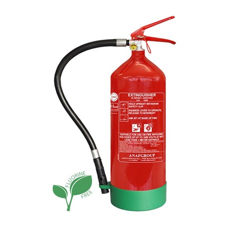 Extincteur 6 litres à eau avec additif sans fluor - Norme NF - Marque ANAF