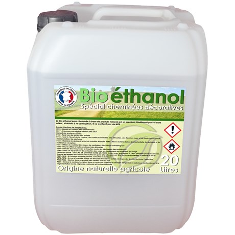 Bio éthanol pour cheminée - 100 Litres