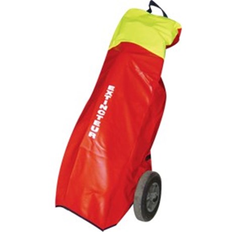 Housse pour extincteur 25 kg avec coiffe jaune