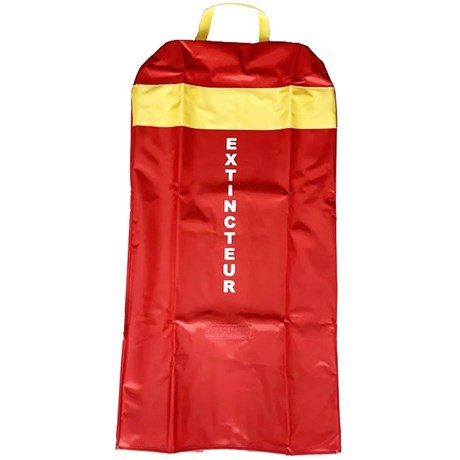 Housse d'extincteur format universel pour 6/9kg poudre - Rouge/Jaune