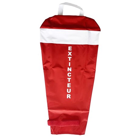 Housse d'extincteur format universel pour Co² 2kg - Rouge/Blanc