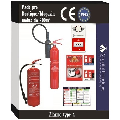 15 - Kit sécurité pour cabinet médical -200 M² avec alarme T4