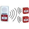 Pack alarme radio type 4 avec 2 déclencheurs manuels radio