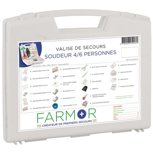 Valise de secours Soudeur 4/6 personnes