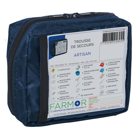 Trousse de secours "Artisan" 2/4 personnes