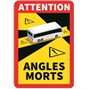 Adhésif obligatoire angle mort pour bus