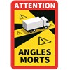 Adhésif obligatoire angle mort pour camion