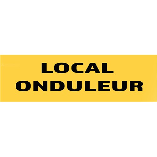 Panneau "Local onduleur" 200mm x 60mm