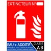 Panneau PVC eau pulvérisée additif 10 x 15 cm - Classe AB