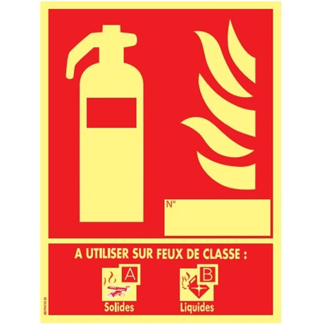 Panneau PVC eau pulvérisée additif 15 x 20 cm - Classe AB