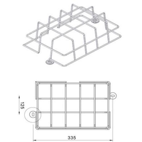 Grille anti chocs BAES pour garage