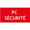 Panneau "PC sécurité" PVC - 200x80 mm