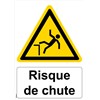 Panneau "Risque de chute" - PVC A4