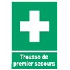 Panneau "Trousse de premier secours" - PVC A4