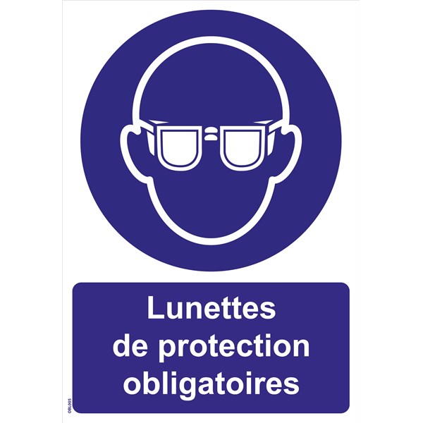 Panneaux Lunettes De Protection Obligatoire Pvc A