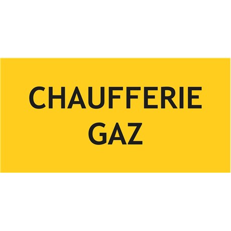 Panneau chaufferie gaz – L.200 x H.100 mm