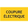 Panneau coupure électrique – L.200 x H.100 mm