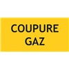 Panneau coupure gaz – L.200 x H.100 mm