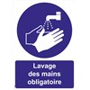 Panneaux "Lavage des mains obligatoire" - PVC A4