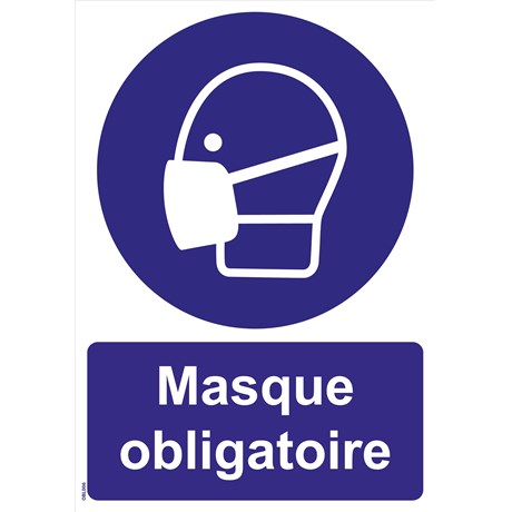 Panneaux "Masque obligatoire" - PVC A5