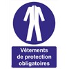 Panneaux "Vêtements de protection obligatoires" - PVC A4