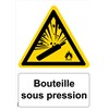 Panneau "Bouteille sous pression" - PVC A4