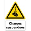 Panneau "Charges suspendues" - PVC A4