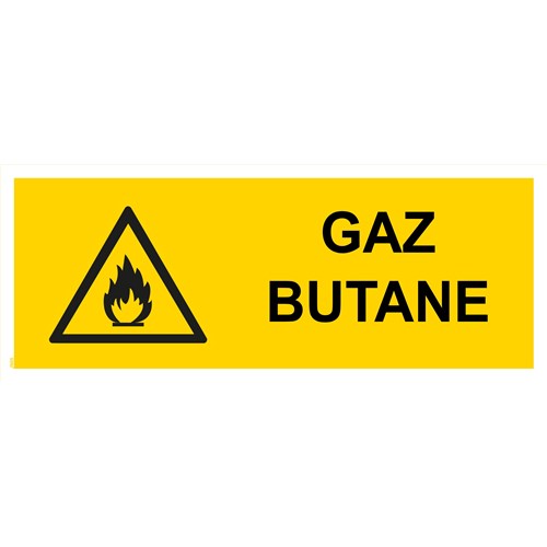 Panneau "Gaz butane" - PVC 200x80 cm