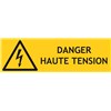 Panneau "Haute tension danger de mort" - PVC 200x80 cm