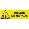 Panneau risque de noyade – L.300 x H.100 mm